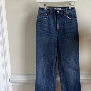 abercrombie fitch the 90s straight ultra high rise jeans 25/0